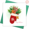 Quilling-card-15x15cm-Merry-Christmas-Quilled-Glove-VN1XM115141E2- Quilling Arts - VIET NET - From Hands with Love
