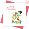 Quilled-Happy-Snowman-Quilling-card-15x15cm-Marry-Christmas-VN1XM115145E2- Quilling Arts - VIET NET - From Hands with Love