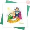 Quilled-Holy-Night-Quilling-card-15x15cm-Marry-Christmas-VN1XM115156E1- Quilling Arts - VIET NET - From Hands with Love