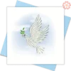 Quilling-card-15x15cm-Animals-Peace-Pigeon-VN2NN115SKNNN- Quilling Arts - VIET NET - From Hands with Love