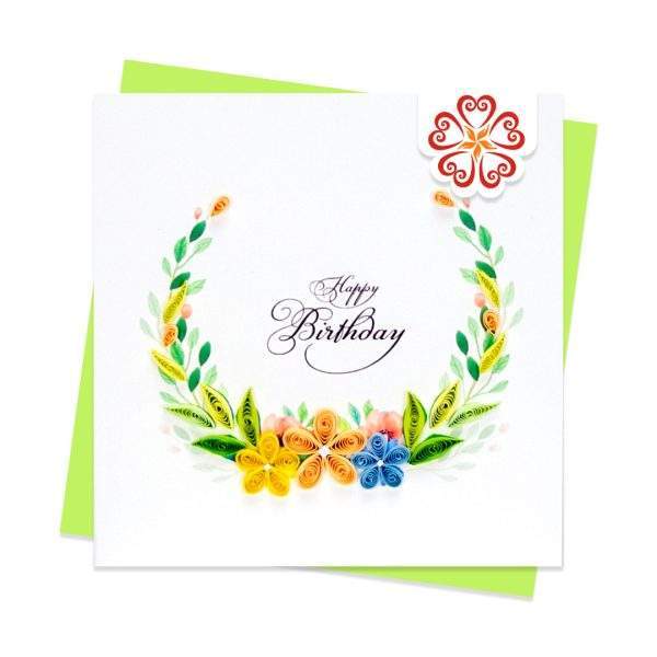 Quilling-Arts-Viet-Net-From-hand-with-love-Quilled-greeting-card-10x10cm-HPBD-wild-flowers-wreath VN2XM110194E1