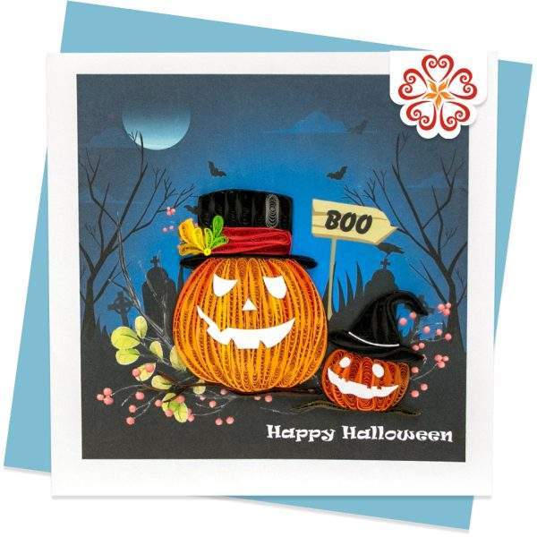 Quilling-Arts-Viet-Net-From-hand-with-love-Quilled-greeting-card-15x15cm-Halloween-pumpkins VN2XM115A33E1