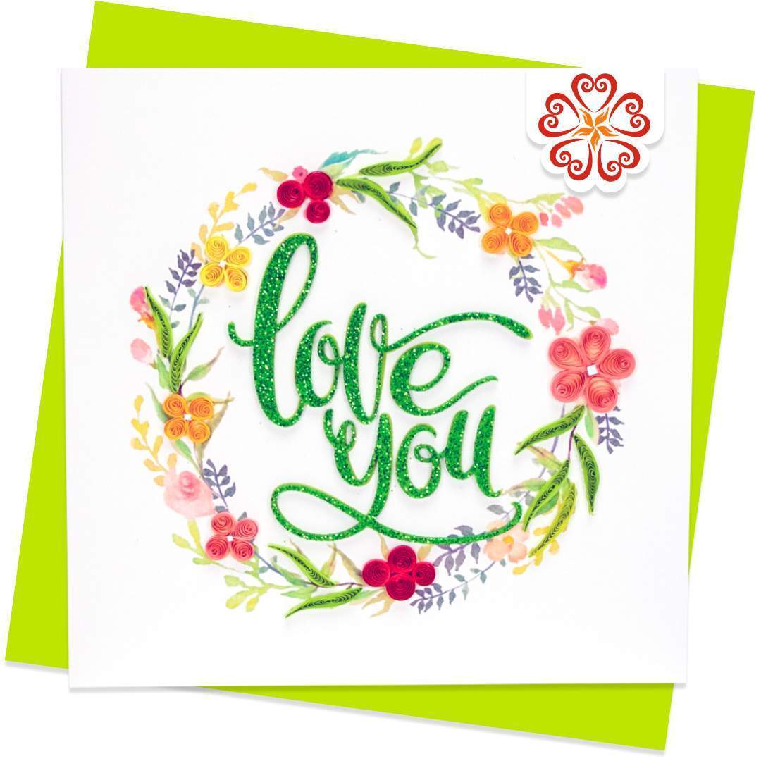 Quilling-Arts-Viet-Net-From-hand-with-love-light-Quilled-greeting-card-15x15cm-Love-Love-flowers-wreath VN2QL115029E1