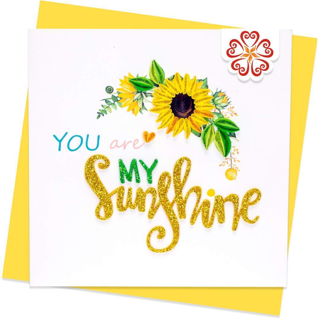 You are my sunshine lyrics | Greeting Card