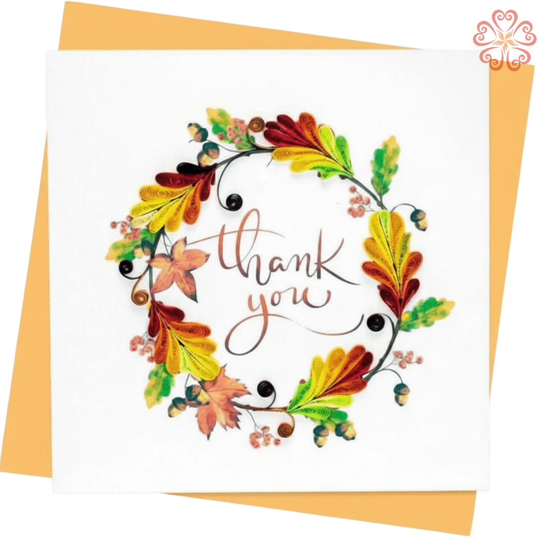 Quilling-Arts-Viet-Net-From-hand-with-love-Quilled-greeting-card-15x15cm-Thank-you-Thank-you-wreath VN2NN115A28E1