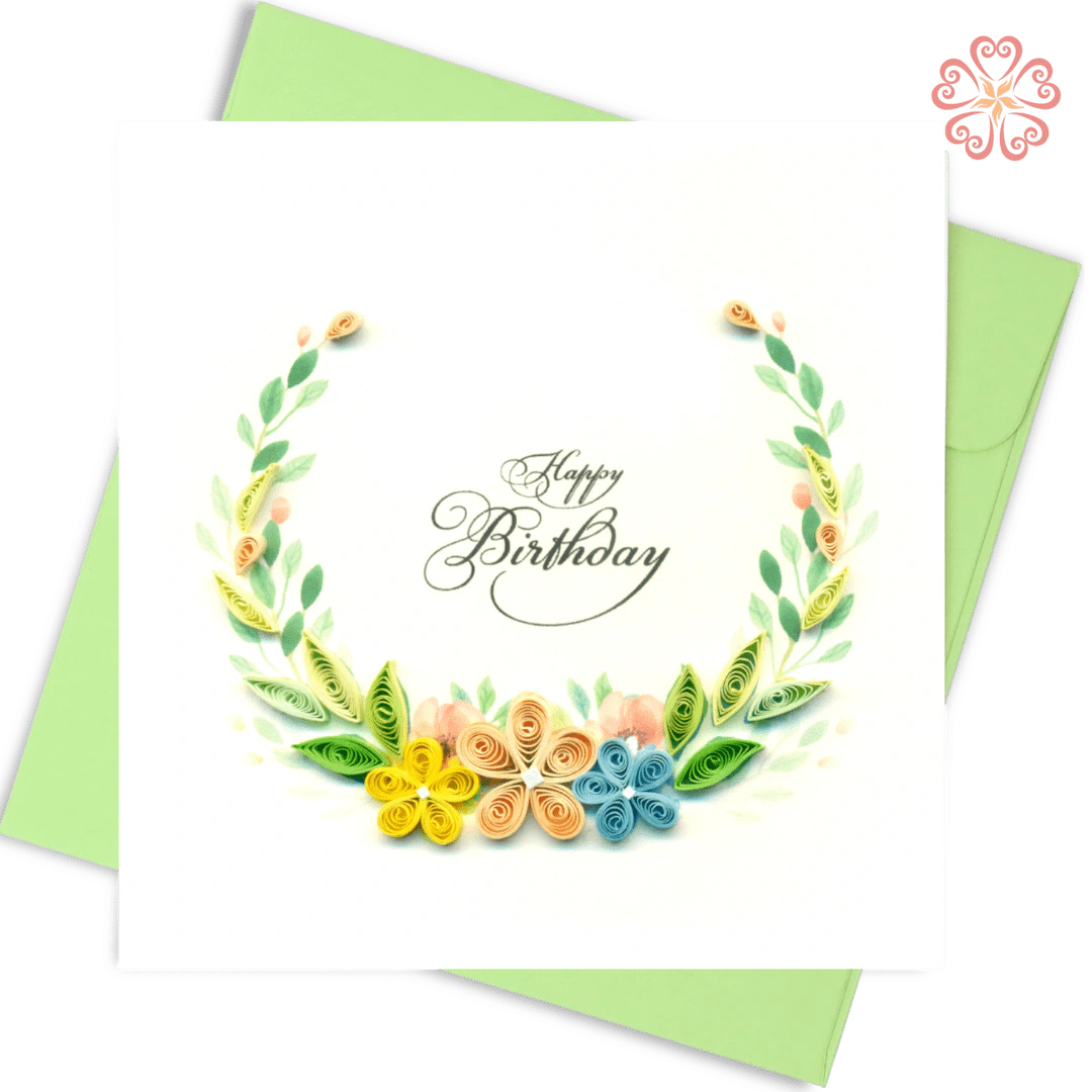 Quilling-Arts-Viet-Net-From-hand-with-love-Quilled-greeting-card-10x10cm-HPBD-wild-flowers-wreath VN2XM110194E1