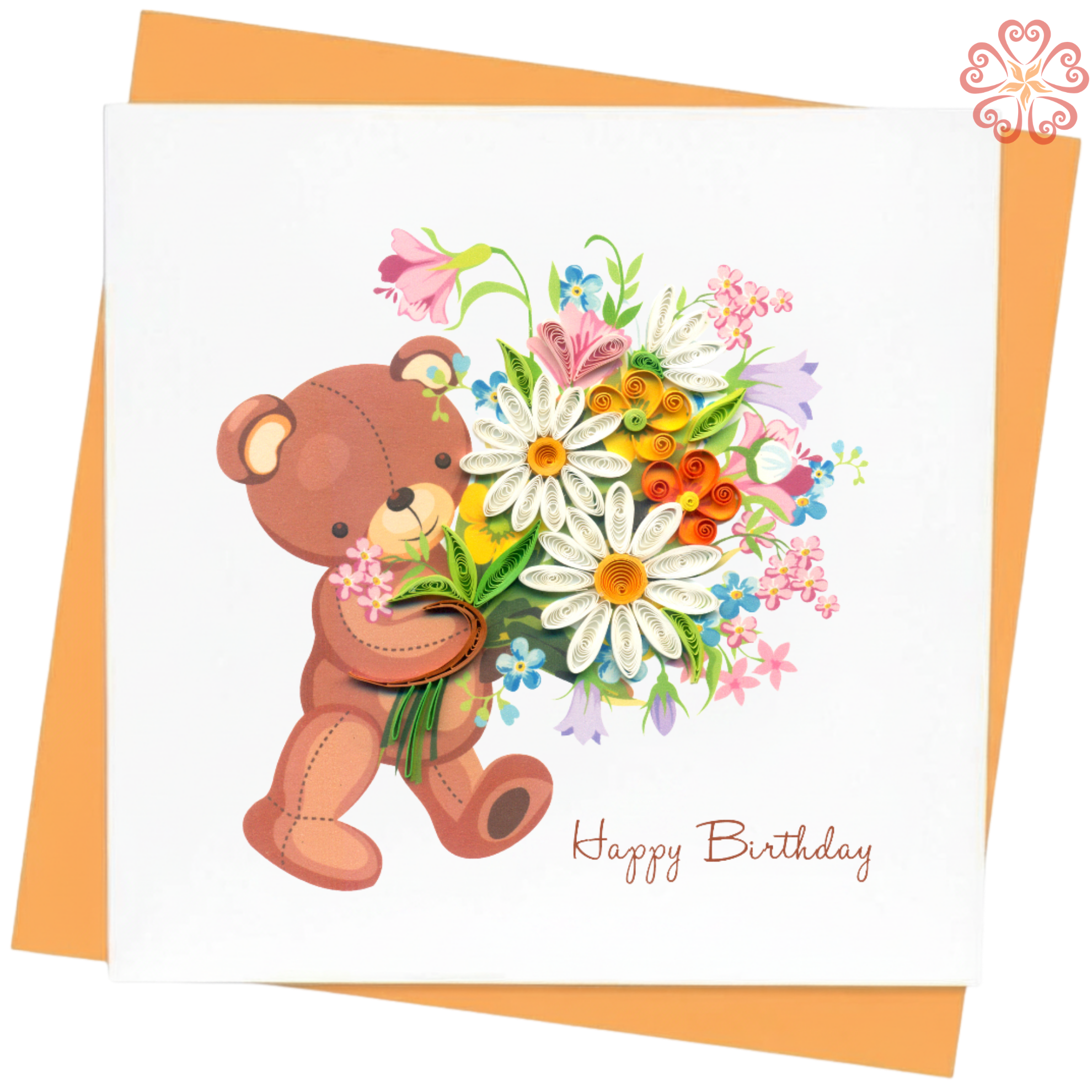 Quilling-Arts-Viet-Net-From-hand-with-love-Quilled-greeting-card-15x15cm-HPBD-beer-and-flowers