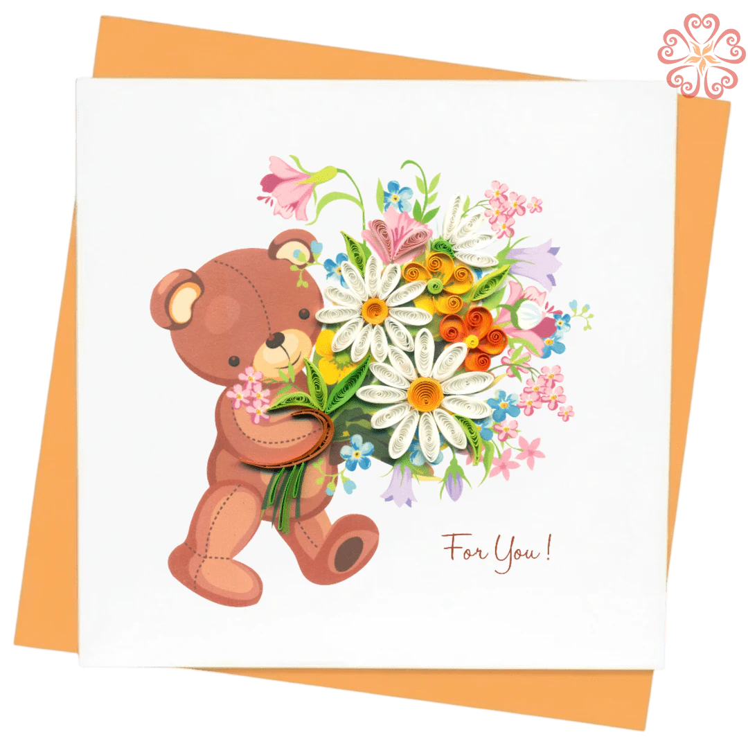 Quilling-Arts-Viet-Net-From-hand-with-love-Quilled-greeting-card-15x15cm-Love-beer-and-flowers