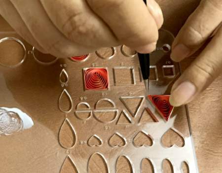 paper quilling for beginner - HOW TO DO QUILLING HOW TO GLUE 6