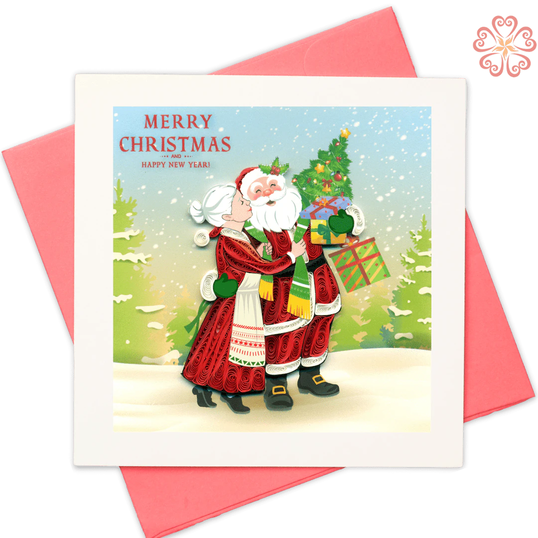 Christmas quilling card - quilling card - Christmas 2021 - All i want for christmas is you