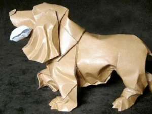 Akira Yoshizawa dog origami