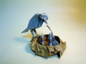 Akira Yoshizawa bird origami