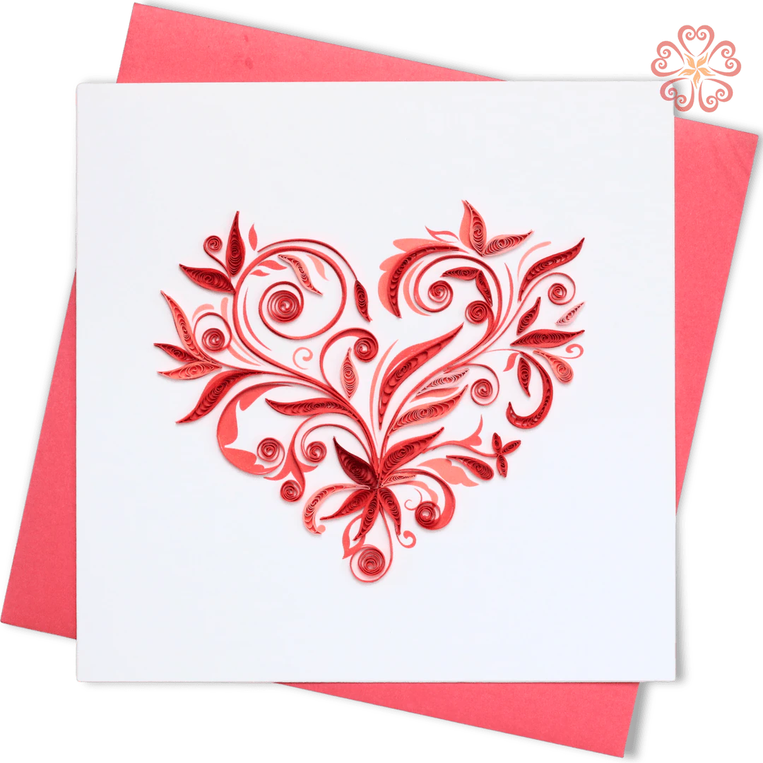 Filigree Heart Quilling Card