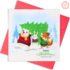 QUILLING ART VIET NET-QUILLING CARD-CHRISTMAS IN THE JUGLE-VN1XM115206E1-1890x1890px
