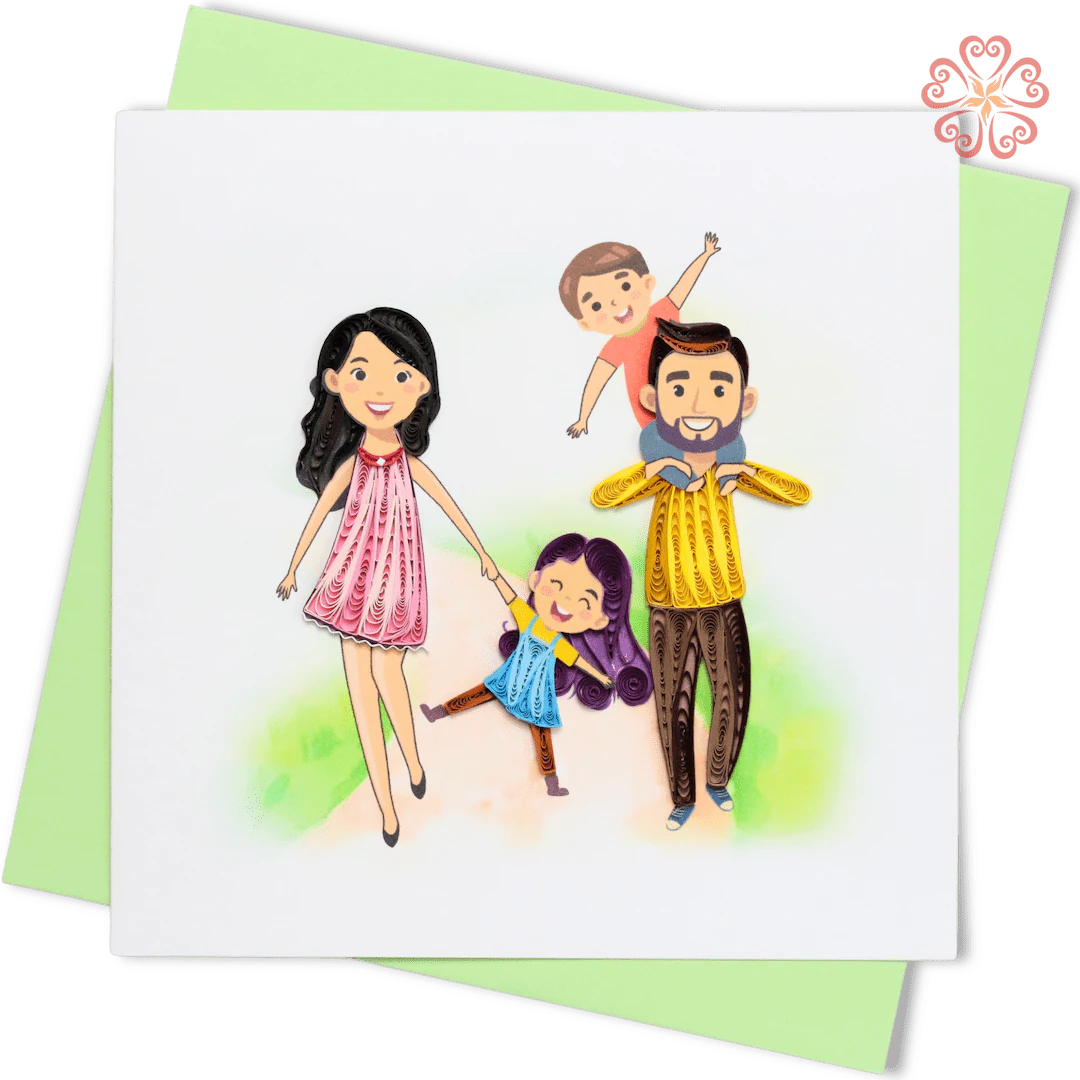Quilled Family Portrait