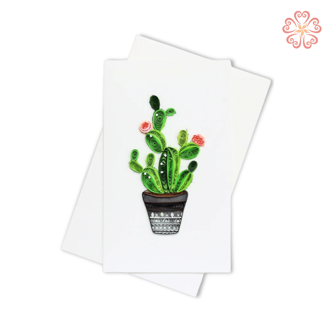 Quilled Potted Cactus