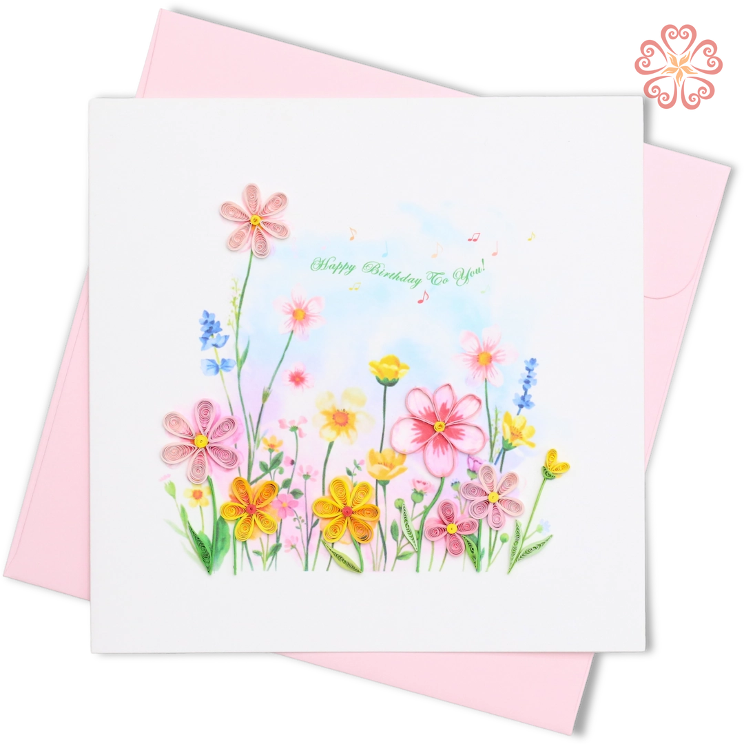 Quilled Birthday Garden