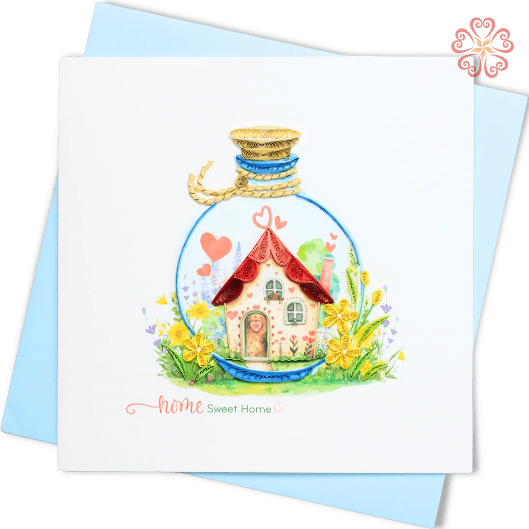 Quilling Home Sweet Home Card