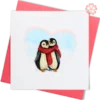 Quilling Penguin Couple Card-Quilling Card 15cm x 15cm-Love & Valentine-VN2XM115D69NN-Quilling Art Viet Net from hand with love-1080x1080px (2)
