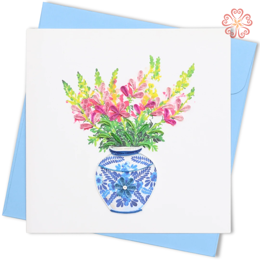 Snapdragon Flower Quilling Card
