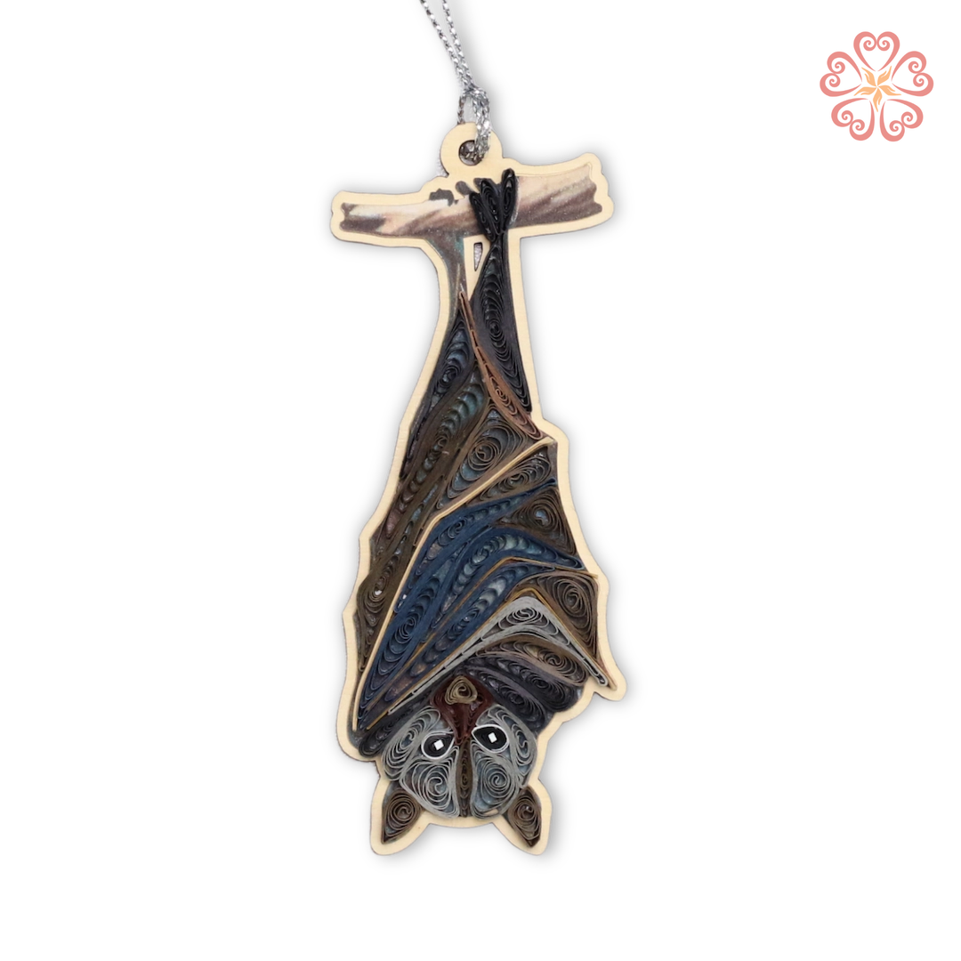 The hanging bat-Quilling Hanging Ornament-Animals-VN6OR1NN100NN-Quilling art Viet Net from hand with love-1080x1080px