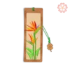 Quilling bird of paradise-Quilling bookmark-Quilling art-Quilling Art Viet Net-VN6BM412131NN