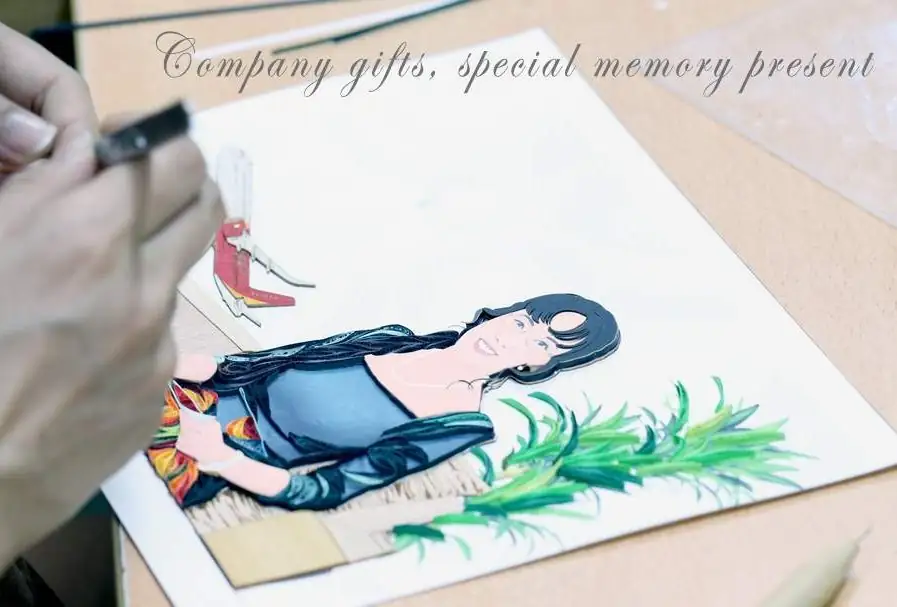 Professional quilling art company present handmade by Viet Net