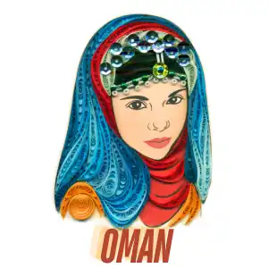 quilling art Viet Net client - Oman - 300x300px (2)